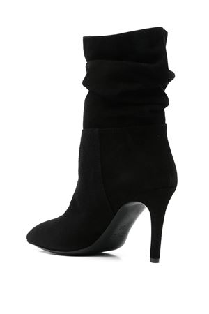 Stivali in pelle scamosciata nero VIA ROMA 15 | 4340NERO